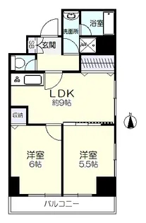 メリータウン蔵前【6階】の間取り