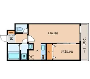 エクセレント東綾瀬【1階】の間取り