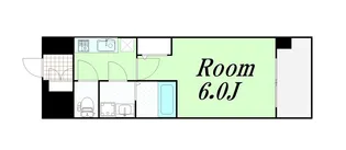 エスリード本町靱公園レジデンス【9階】の間取り