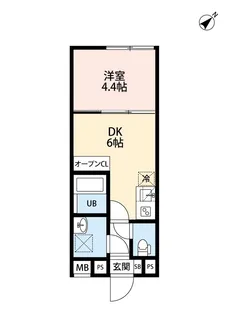BIBLIO MEGURO ビブリオ メグロ【3階】の間取り