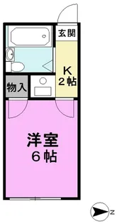 カーサビアンカ越谷【1階】の間取り