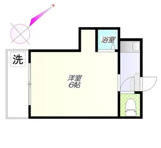 ソリューション門前仲町【3階】の間取り