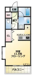 セレーノ【3階】の間取り