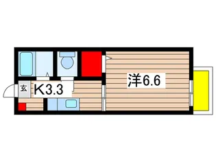 ウエストヒルズD【2階】の間取り