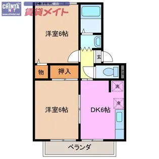 第二ビーチブリーズ【1階】の間取り