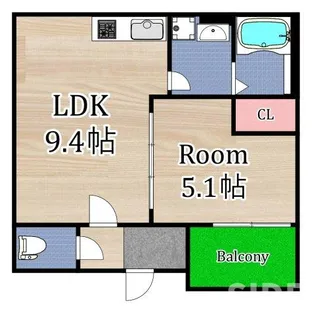 Primavera【1階】の間取り