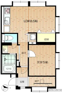 第3相原ビル【1階】の間取り