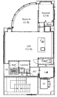 Felice Nobori(フェリーチェ ノボリ)【5階】の間取り