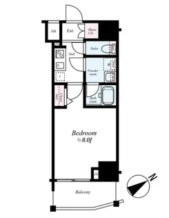 ロアール赤羽【4階】の間取り