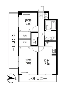 パーセル中野弥生町【10階】の間取り