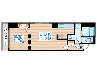 Noble大通公園【8階】の間取り