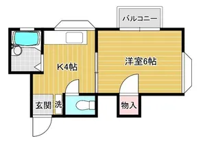 ターナハイツ【1階】の間取り