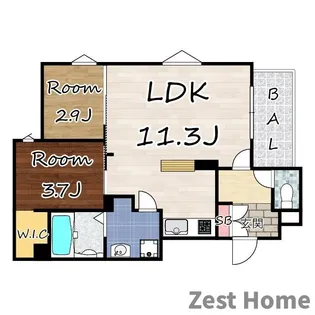 REGALEST武庫川7【2階】の間取り