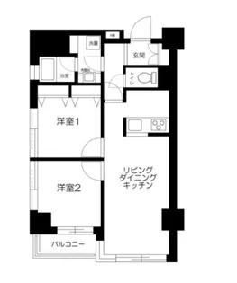 ツインパレス【4階】の間取り