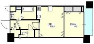 セザール池田山【5階】の間取り