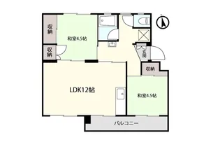 アシスト第5青森マンション【1階】の間取り