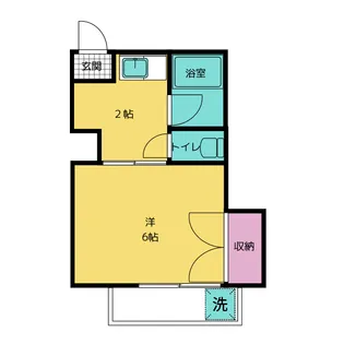 コーポ光【2階】の間取り
