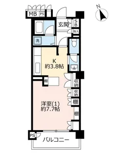 UR行田第二【1階】の間取り