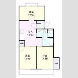 アーバン21 B棟【2階】の間取り