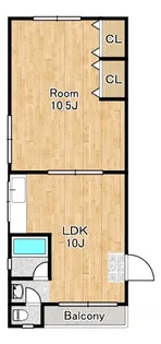 コーポ久栄【2階】の間取り