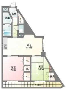 グランドヘリテイジ【4階】の間取り