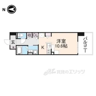 フェリス【4階】の間取り