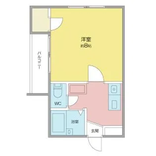 エクセル鐙西【2階】の間取り