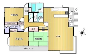 プチメゾン【3階】の間取り