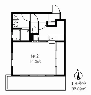 セイボリー下北沢【1階】の間取り