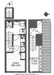 クラソ高円寺南【2階】の間取り