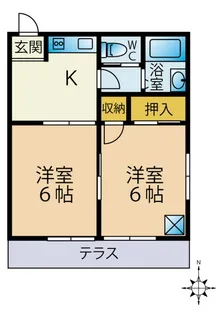 ベイクレストIII【1階】の間取り