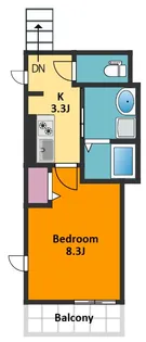 Flat.N【2階】の間取り