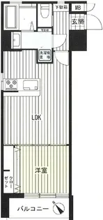 マンションヴィップ四谷【8階】の間取り