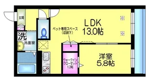 トーヨーメゾン小松川【3階】の間取り