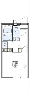 レオパレスアロマ赤坂I【2階】の間取り