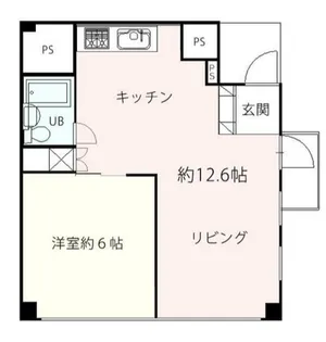 k2ビル【4階】の間取り