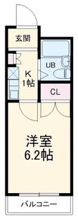 アムールフジ【3階】の間取り