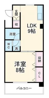 アベニュー22【8階】の間取り