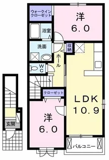 イリーゼ C【2階】の間取り