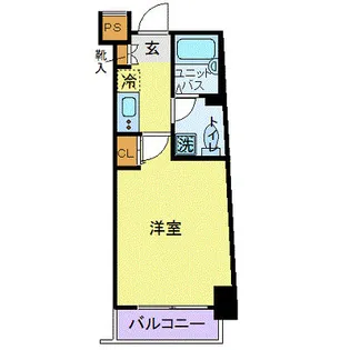 スカイコートスパシエ池袋【2階】の間取り