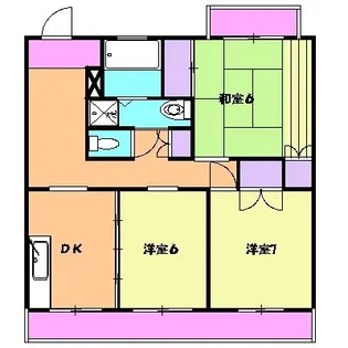 グランシャリオ竜南【4階】の間取り