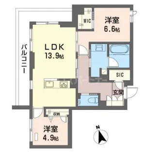 クレスティーク【3階】の間取り