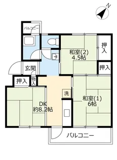UR助松【3階】の間取り