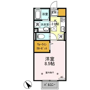 ヴィアーレ II【1階】の間取り