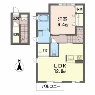メゾンエスポワールII【2階】の間取り