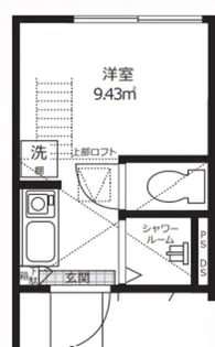 QUQURI Tokyo Shinjuku【1階】の間取り