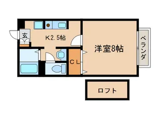 メルベーユ【2階】の間取り