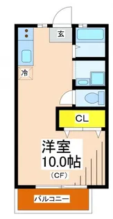 PARK中原(パークナカハラ)【1階】の間取り
