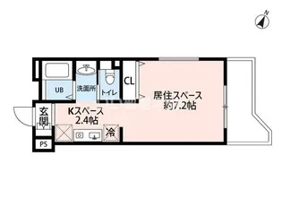 グランソレーユ横浜鶴見【2階】の間取り