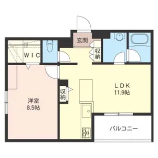 Residence二幸【2階】の間取り